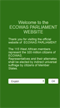 Mobile Screenshot of parl.ecowas.int