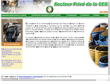 Tablet Screenshot of privatesector.ecowas.int