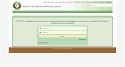 Desktop Screenshot of ecodocs.ecowas.int