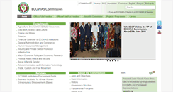 Desktop Screenshot of comm.ecowas.int